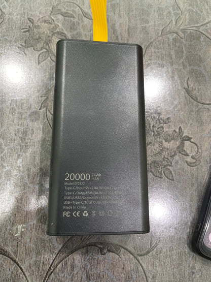 Maphie 20000mAh Transparent Power Bank | Fast Charging | Dual USB